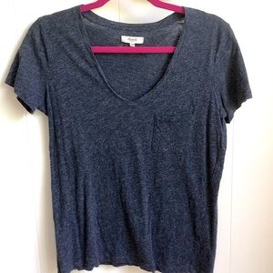 Madewell V Neck Pocket Tee